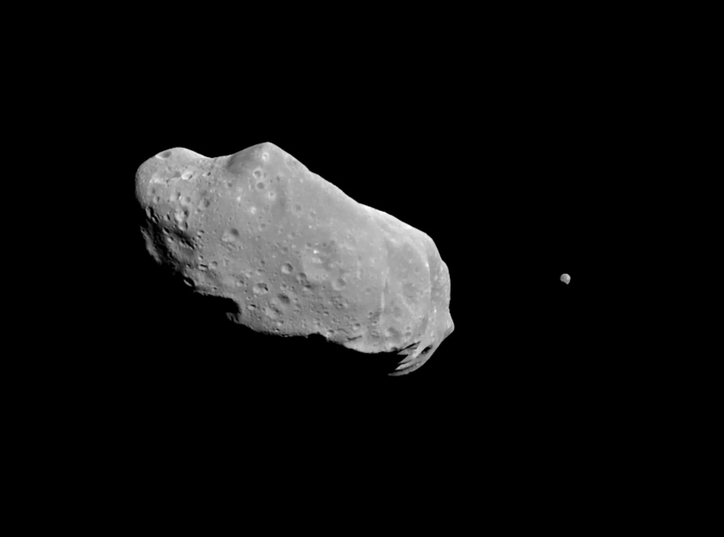 NASA snaps images of an asteroid large enough to have a moon of its own